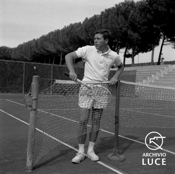 Nicola Pietrangeli, vincitore a Roma nel 1957 e nel 1961