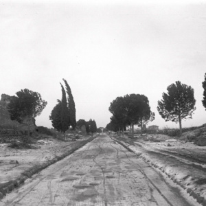 La Via Appia imbiancata, 1929